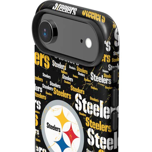 NFL Pittsburgh Steelers Black Blast iPhone 17 Air Impact Case