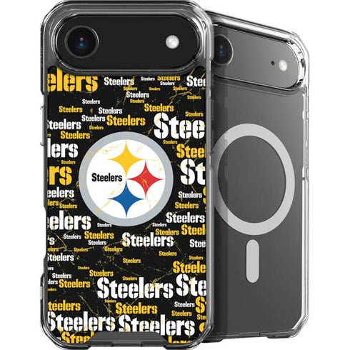 NFL Pittsburgh Steelers Black Blast iPhone 17 Air MagSafe Case