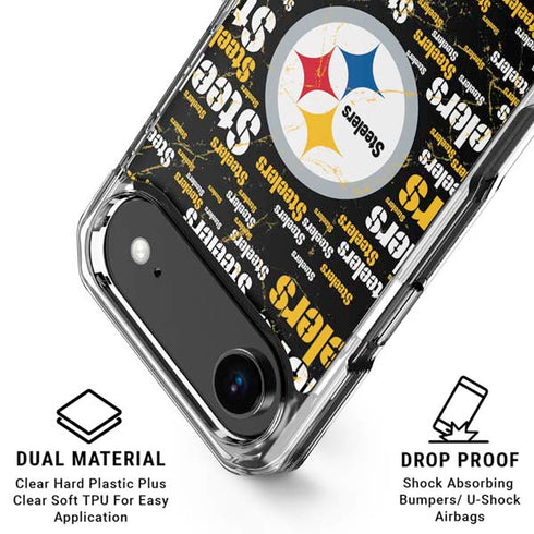 NFL Pittsburgh Steelers Black Blast iPhone 17 Air MagSafe Case