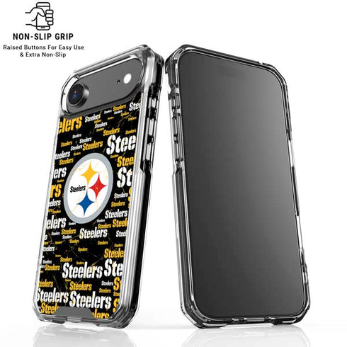 NFL Pittsburgh Steelers Black Blast iPhone 17 Air MagSafe Case