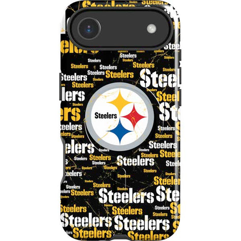 NFL Pittsburgh Steelers Black Blast iPhone 17 Air Magsafe Impact Case