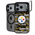 NFL Pittsburgh Steelers Black Blast iPhone 17 Pro Kickstand Case