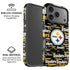 NFL Pittsburgh Steelers Black Blast iPhone 17 Pro Magsafe Impact Case