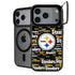 NFL Pittsburgh Steelers Black Blast iPhone 17 Pro Max Kickstand Case