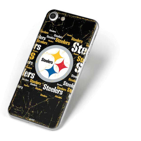 NFL Pittsburgh Steelers Black Blast iPhone 8 Skin