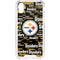 NFL Pittsburgh Steelers Black Blast iPhone XS Clear Case