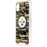 NFL Pittsburgh Steelers Black Blast iPhone XS Clear Case