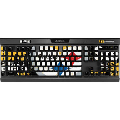 NFL Pittsburgh Steelers Black Blast K95 RGB PLATINUM Mechanical Gaming Keyboard Skin