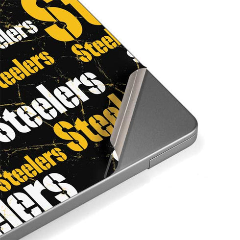 NFL Pittsburgh Steelers Black Blast Apple MacBook Pro 14-inch Skin