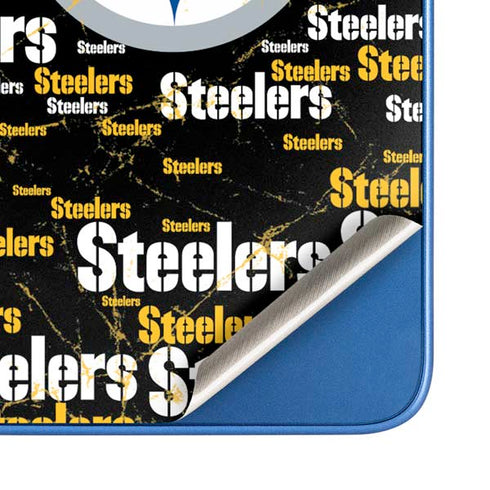 NFL Pittsburgh Steelers Black Blast Moto G Play 4G (2024) Skin