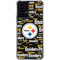 NFL Pittsburgh Steelers Black Blast Moto G Power 5G (2024) Clear Case