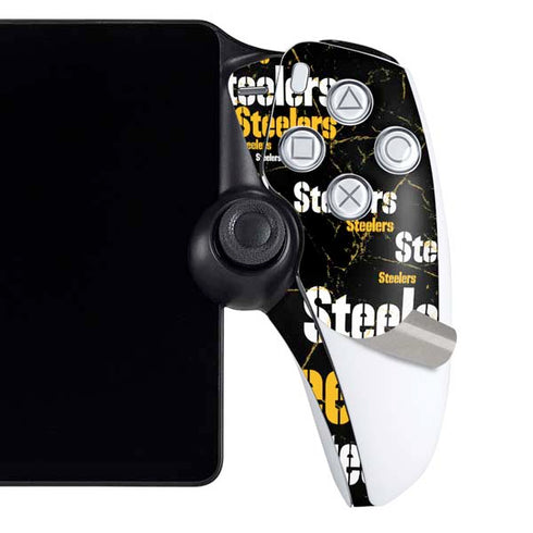 NFL Pittsburgh Steelers Black Blast PlayStation Portal Remote Player Skin