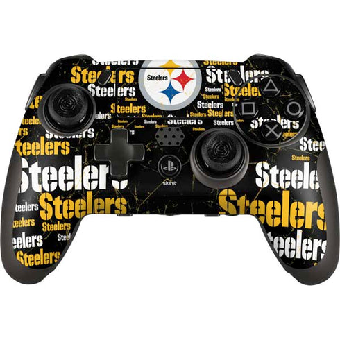 NFL Pittsburgh Steelers Black Blast PlayStation Scuf Vantage 2 Controller Skin