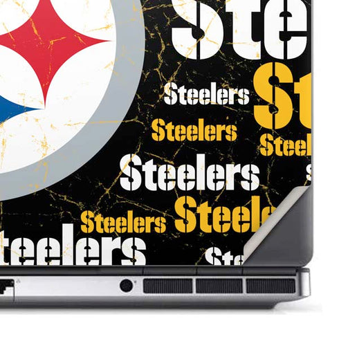 NFL Pittsburgh Steelers Black Blast Dell Precision Skin