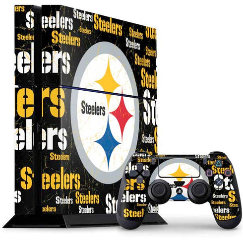 NFL Pittsburgh Steelers Black Blast PlayStation PS4 Skins