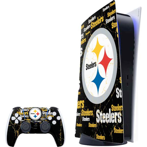 NFL Pittsburgh Steelers Black Blast PlayStation PS5 Skins