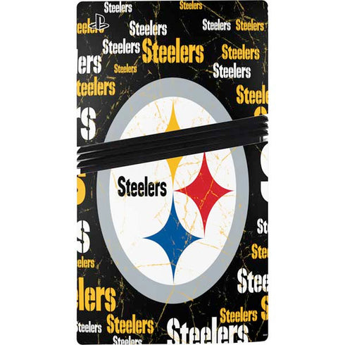 NFL Pittsburgh Steelers Black Blast PS5 Pro Console Skin