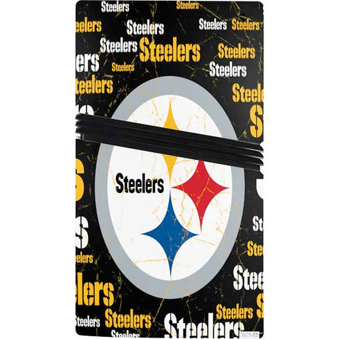 NFL Pittsburgh Steelers Black Blast PS5 Pro Console Skin