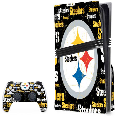 NFL Pittsburgh Steelers Black Blast PlayStation PS5 Skins