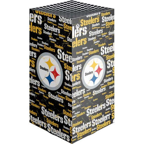 NFL Pittsburgh Steelers Black Blast XBox Series X Digital Edition Console Skin