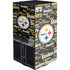 NFL Pittsburgh Steelers Black Blast XBox Series X Digital Edition Console Skin