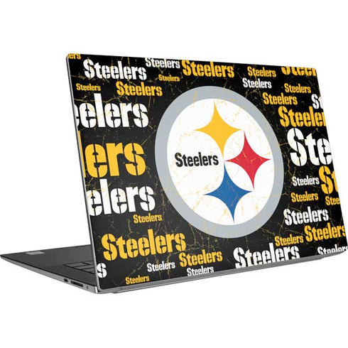 NFL Pittsburgh Steelers Black Blast Dell XPS Skin