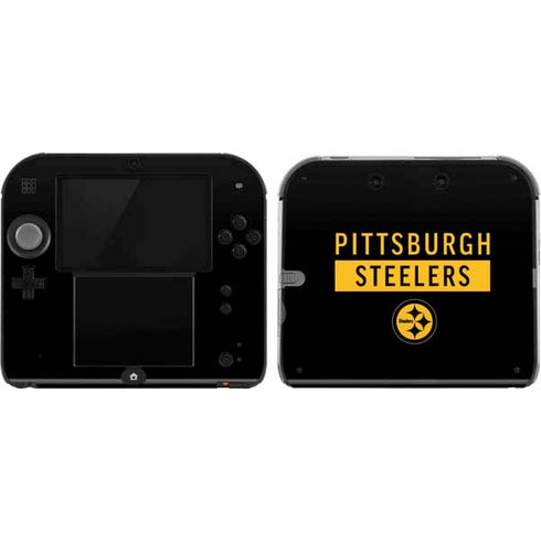 NFL Pittsburgh Steelers Black Performance Series Nintendo Skins