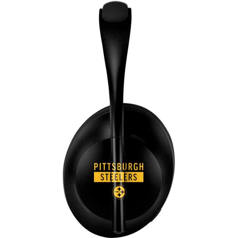 NFL Pittsburgh Steelers Black Performance Series Bose Noise Cancelling Headphones 700 Skin