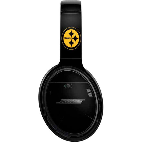 NFL Pittsburgh Steelers Black Performance Series Bose QuietComfort 35 Headphones Skin