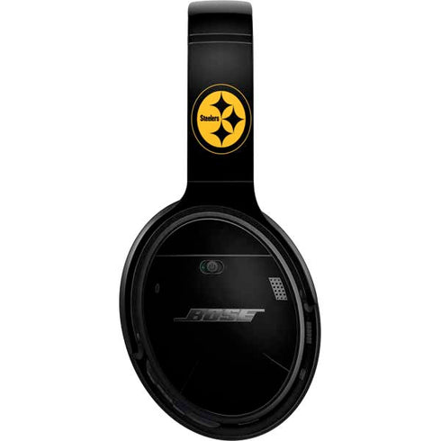 NFL Pittsburgh Steelers Black Performance Series Bose QuietComfort 35 II Headphones Skin