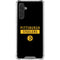 NFL Pittsburgh Steelers Black Performance Series Galaxy A17 Clear Case
