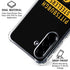 NFL Pittsburgh Steelers Black Performance Series Galaxy A36 5G Clear Case