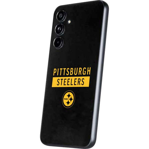 NFL Pittsburgh Steelers Black Performance Series Galaxy A54 5G Skin