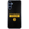 NFL Pittsburgh Steelers Black Performance Series Galaxy A55 5G Clear Case