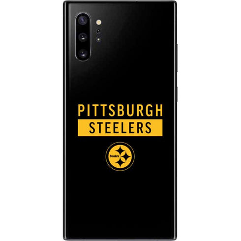 NFL Pittsburgh Steelers Black Performance Series Galaxy Note 10 Plus Skin