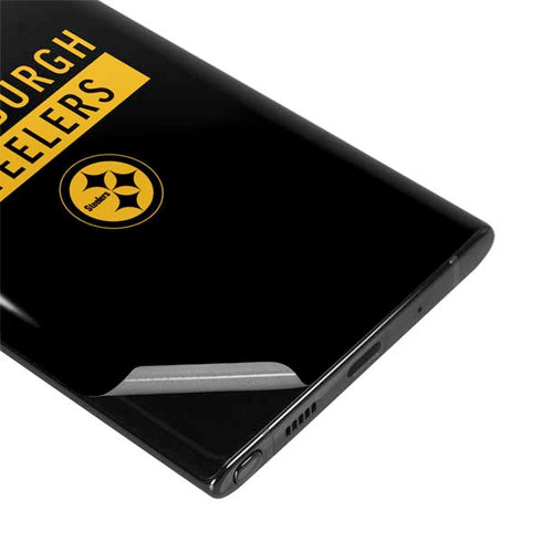 NFL Pittsburgh Steelers Black Performance Series Galaxy Note 10 Plus Skin