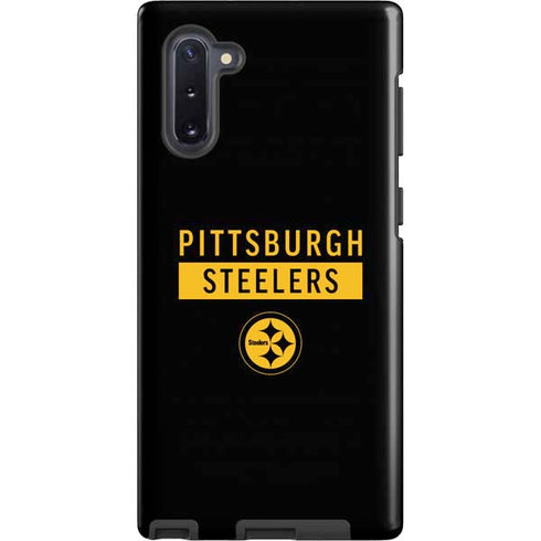 NFL Pittsburgh Steelers Black Performance Series Galaxy Cases