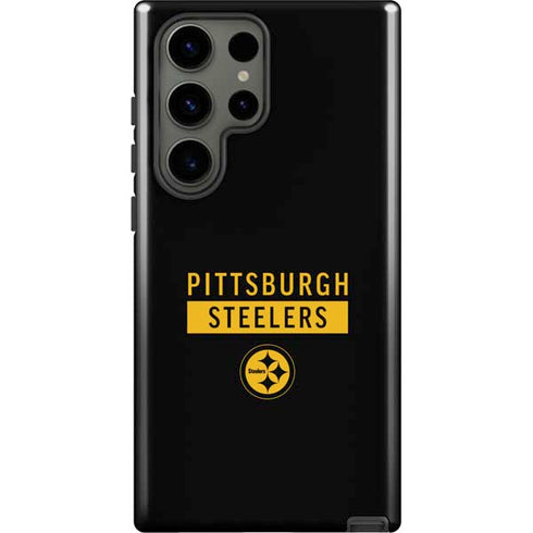 NFL Pittsburgh Steelers Black Performance Series Galaxy S23 Ultra Pro Case