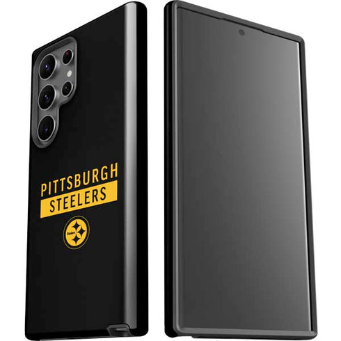 NFL Pittsburgh Steelers Black Performance Series Galaxy S23 Ultra Pro Case