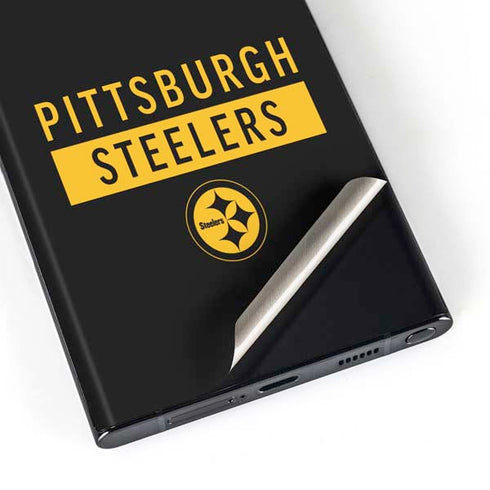 NFL Pittsburgh Steelers Black Performance Series Galaxy Skins