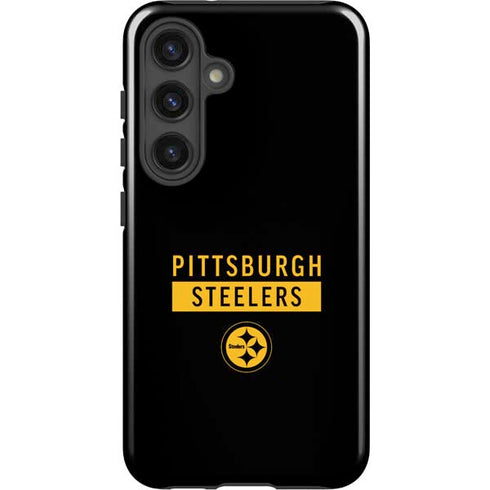 NFL Pittsburgh Steelers Black Performance Series Galaxy S25 Impact Case