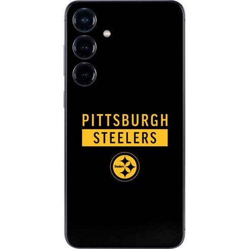 NFL Pittsburgh Steelers Black Performance Series Galaxy S25 Plus Skin