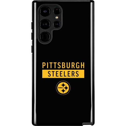 NFL Pittsburgh Steelers Black Performance Series Galaxy S25 Ultra Impact Case