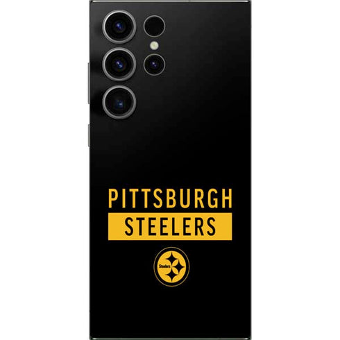 NFL Pittsburgh Steelers Black Performance Series Galaxy S24 Ultra Skin