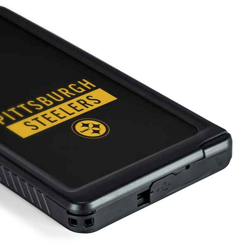 NFL Pittsburgh Steelers Black Performance Series Galaxy S24 Ultra Waterproof Case