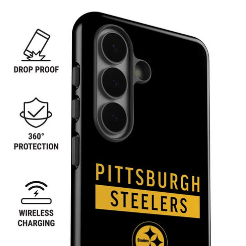 NFL Pittsburgh Steelers Black Performance Series Galaxy S26 Plus Impact Case