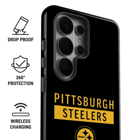NFL Pittsburgh Steelers Black Performance Series Galaxy S26 Ultra Impact Case
