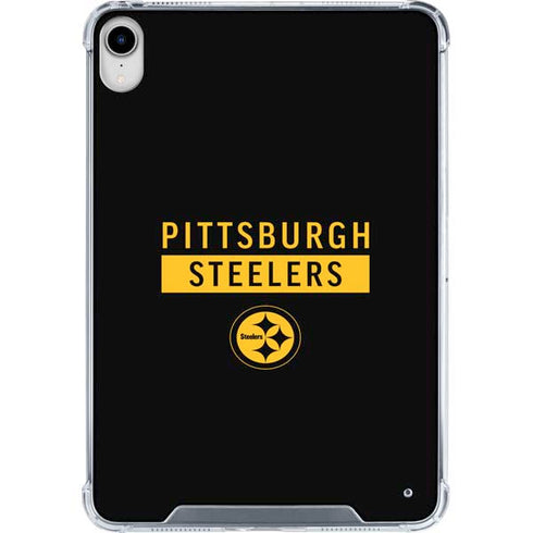 NFL Pittsburgh Steelers Black Performance Series iPad 11th Gen (2025) Clear Case
