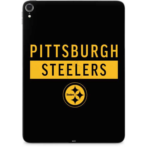 NFL Pittsburgh Steelers Black Performance Series Apple iPad Pro Skin