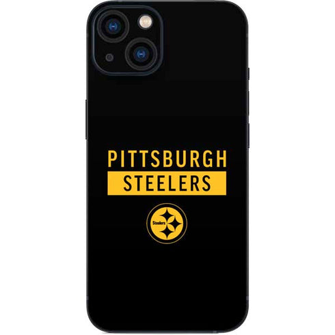 NFL Pittsburgh Steelers Black Performance Series iPhone Skins